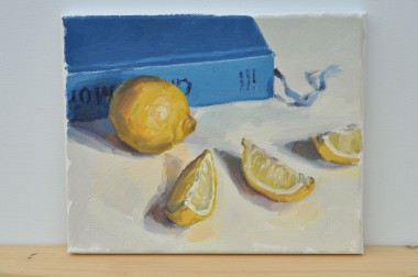 Citrons et Livre, Claude Monet