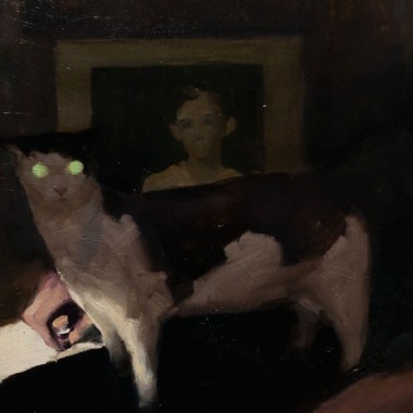 Autoportrait avec mon chat et Jessie Mann