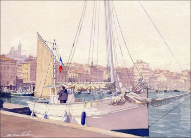 Bateau de Pêche - Quai du Vieux Port à Marseille