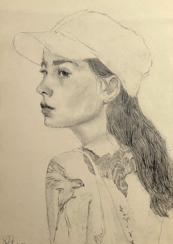 La jeune fille à la casquette