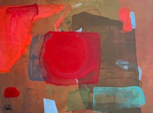 Floating Red Fragment