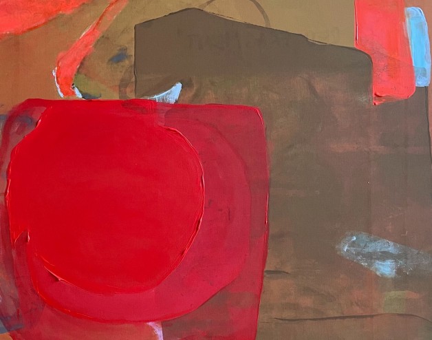 Floating Red Fragment