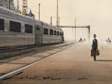 Entre deux Trains - signature