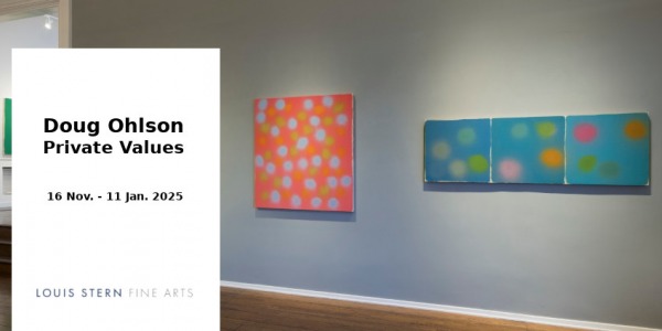 EXHIBITION // DOUG OHLSON - PRIVATE VALUES // LOUIS STERN FINE ARTS // HOLLYWOOD